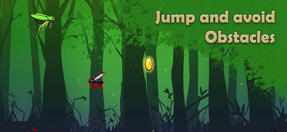 Jump and avoid obstacles
