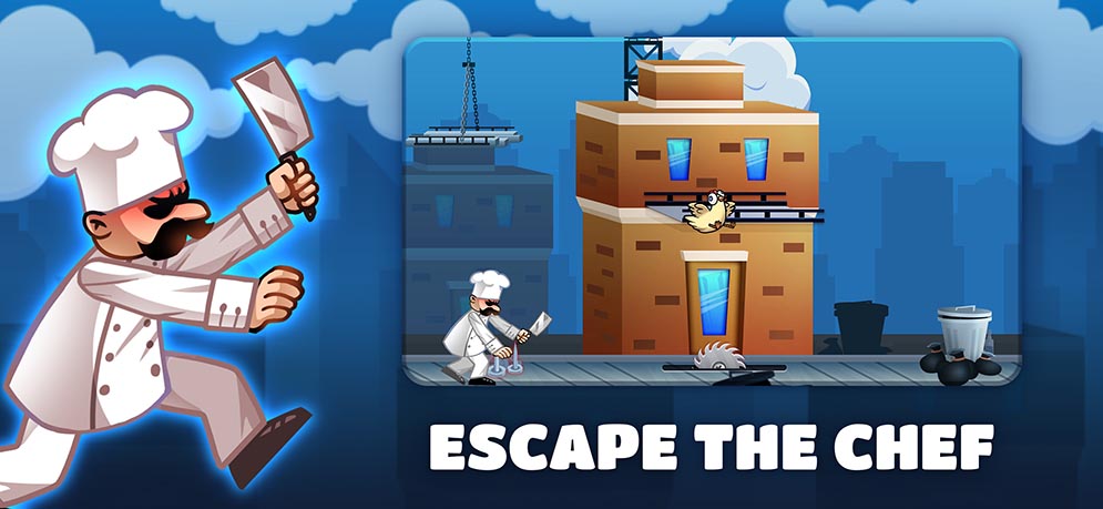 Escape the Chef in Runaway Chicken