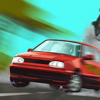 Traffic Rusher Icon